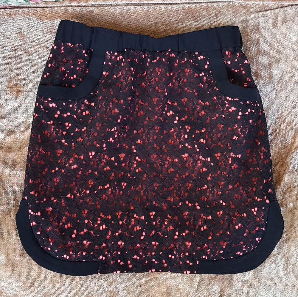 Sandro Paris lace skirt